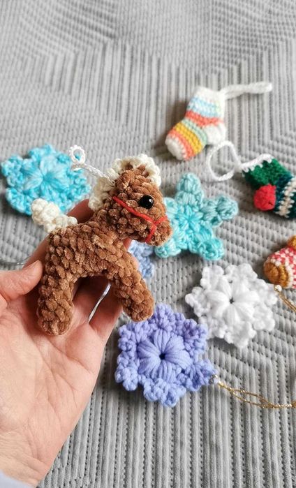 Ozdoby świąteczne na choinkę handmade, dekoracja
