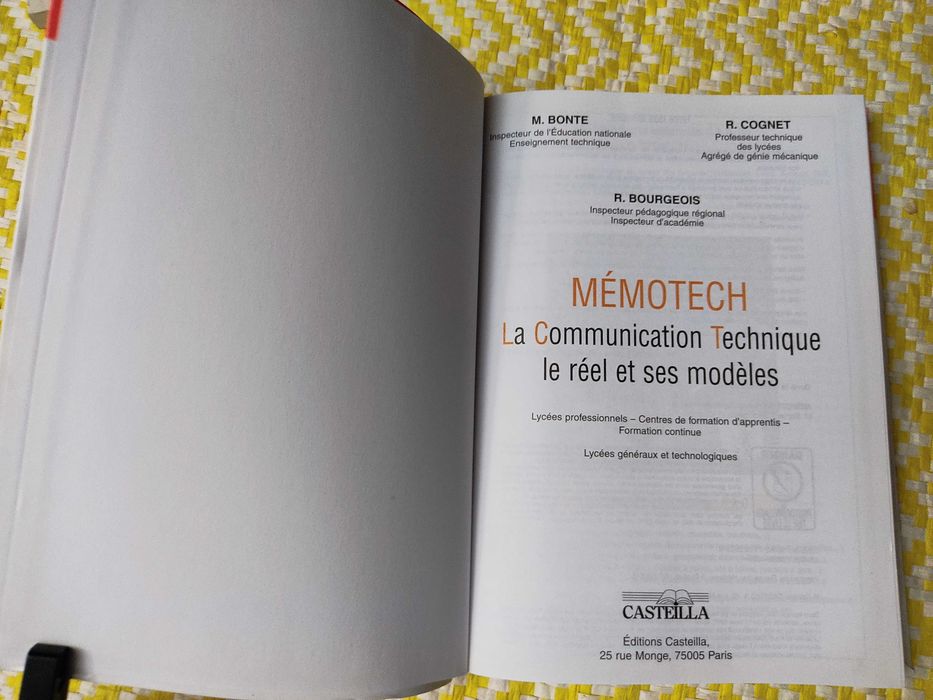 MEMOTECH -La Comunication Technique - Le réel et ses modeèles