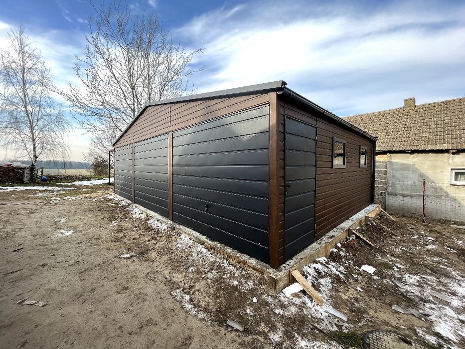 Garaż blaszany 9x6m