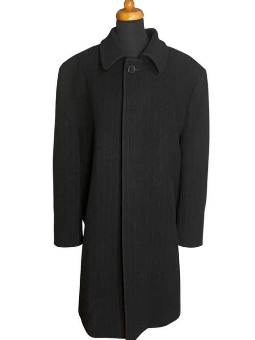 Piękny wysokiej klasy płaszcz Votum męski wełna + kaszmir casual  XXL