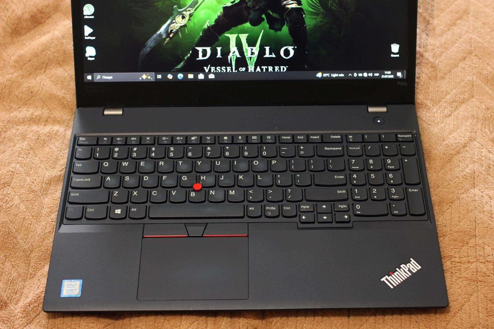 Lenovo P52s/i7-8565 8х/NvidiaQuadroP500 2GB/16GB/SSD512/АКБ5ч/15ipsFHD