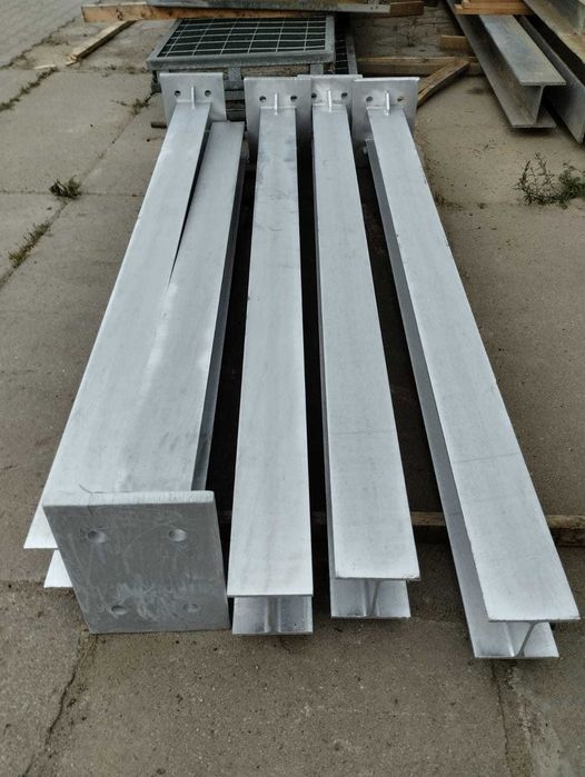 Dwuteownik HEB 160 ocynkowany z podstawą 2 / 3 / 4 metrowy