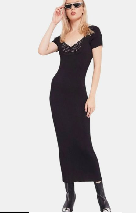 Vestido preto Denny Rose