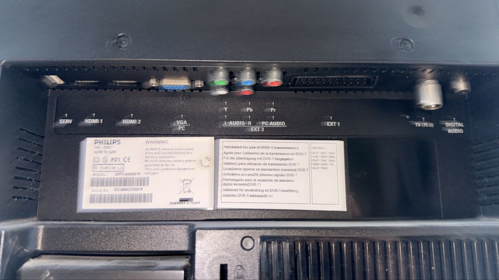 Телевізор Philips 22” 22PFL5403D HDMI VGA | для дому / дачі / ПК