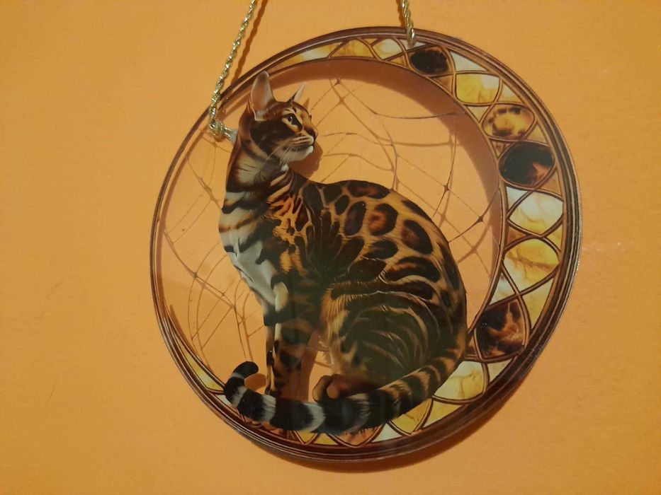 Zawieszka na ścianę kot