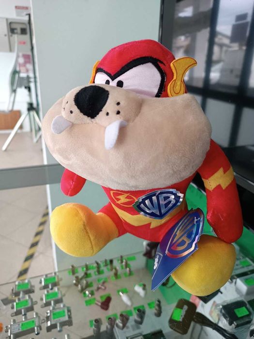 PROMO:Peluche Tazmania Flash 27cm (Edição 100 anos Warner Bros.)