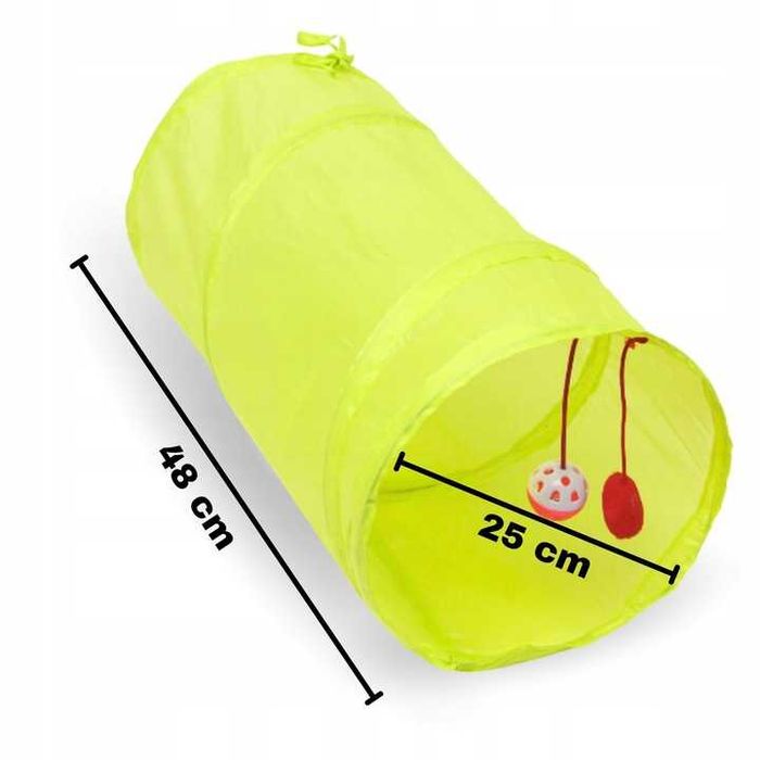 zestaw zabawek dla kota interaktywny tunel piłeczki 21 elementów