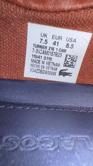 Кросівки LACOSTE