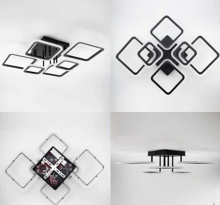 Світлодіодна лед люстра 75ватт,пульт (БЕЗКОШТОВНА Доставка)