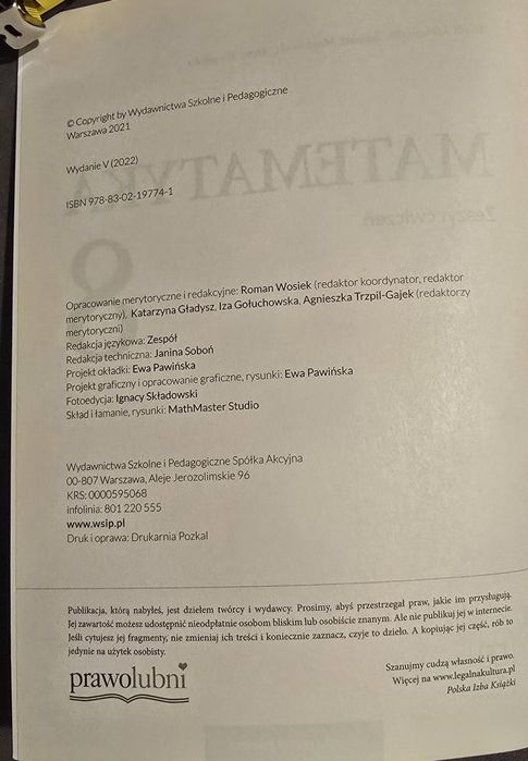 Matematyka kl.8 ćwiczenia