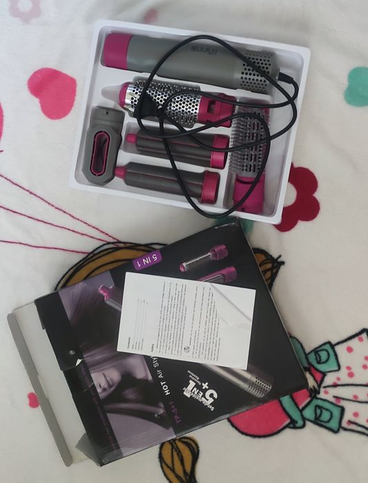 Фен випрямляч мультистайлер Hot Air Styler для завивки та укладання .