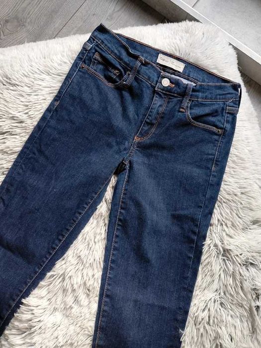 Jeansy skinny Gap spodnie jeansowe XS 26 rurki damskie
