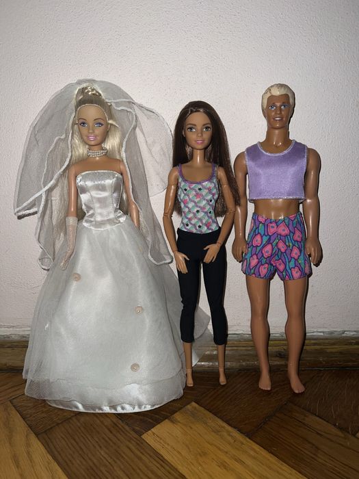 Лот ляльки/куклы Барбі/Тереза/Кен Made to move