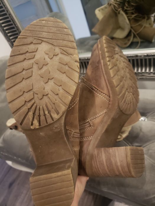 Botki skóra naturalna Lasocki