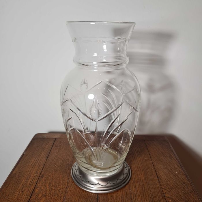 Jarra em Cristal com Estanho