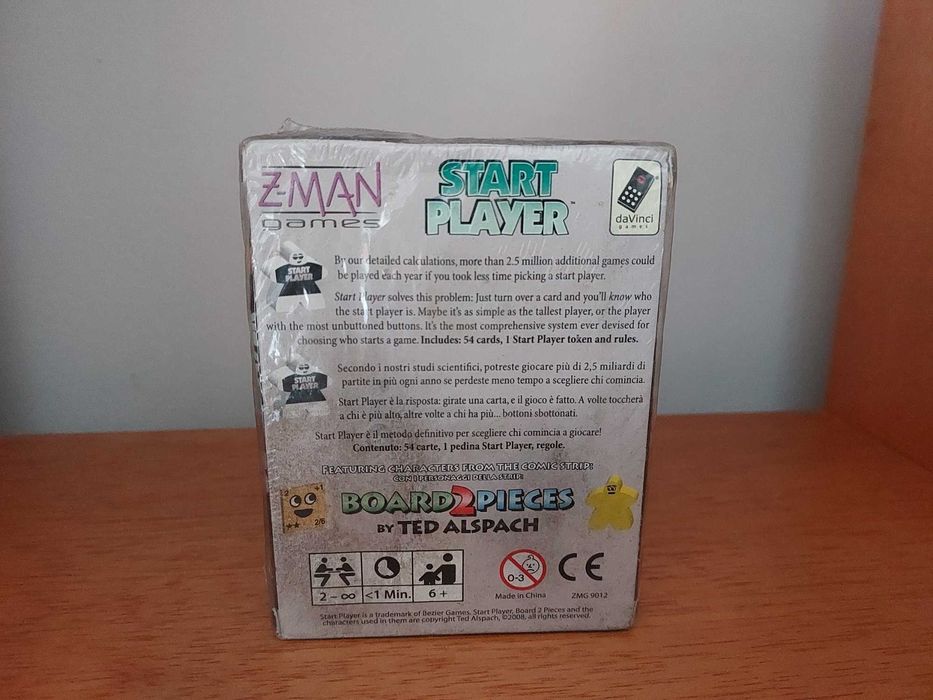 Start Player (Board Game, Jogo de Tabuleiro)