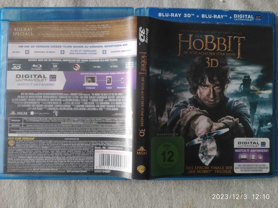 Blu ray 3 D           +++