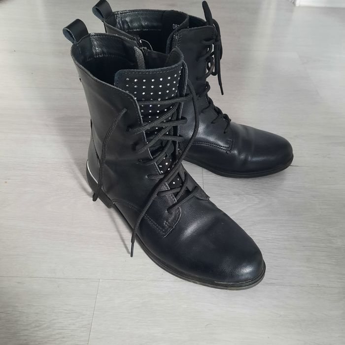 Buty Skórzane  damskie