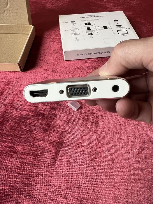 Adaptador iphone para tv