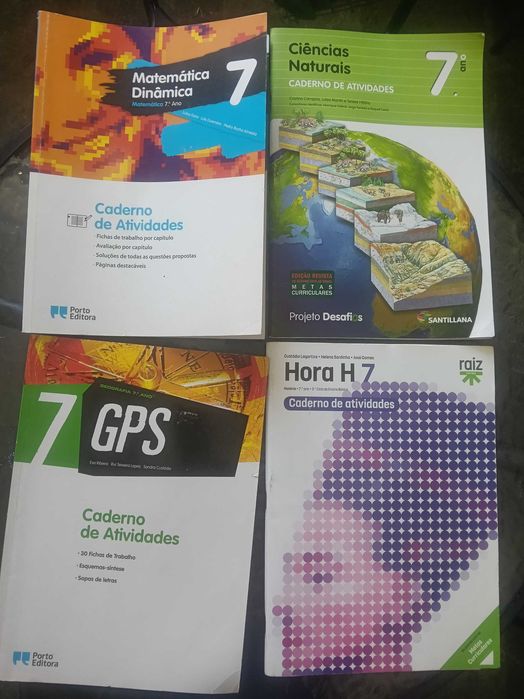 Cadernos de Atividades 7* e 8* ano