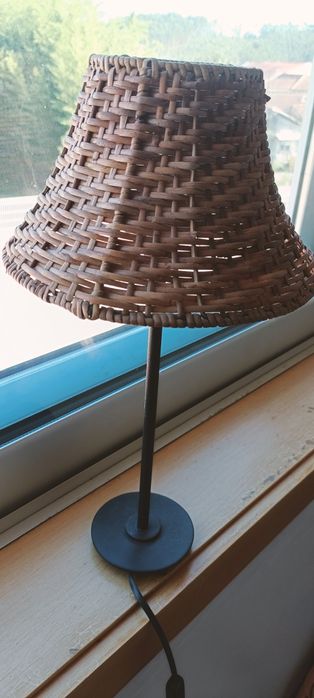 Candeeiro abajur palha