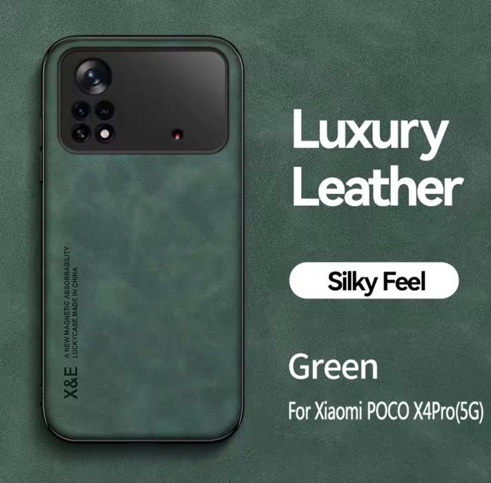 Новий шкіряний чохол poco x4 pro 5g