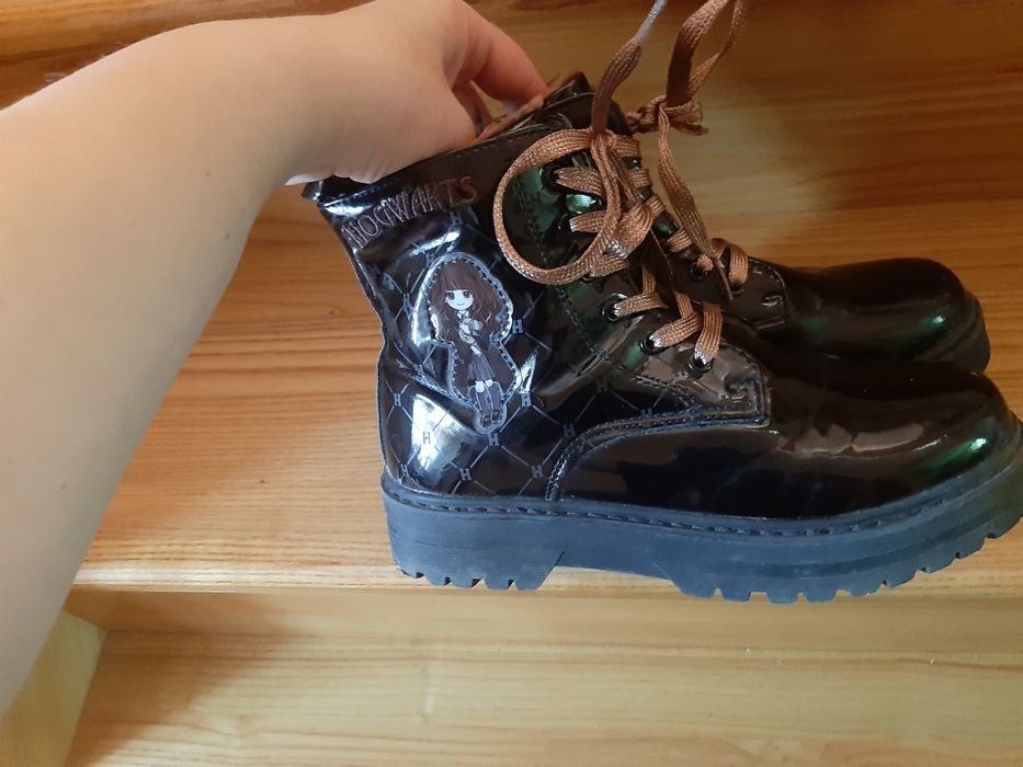 Zestaw kozaki trzewiki buty zimowe r. 34 dla dziewczynki