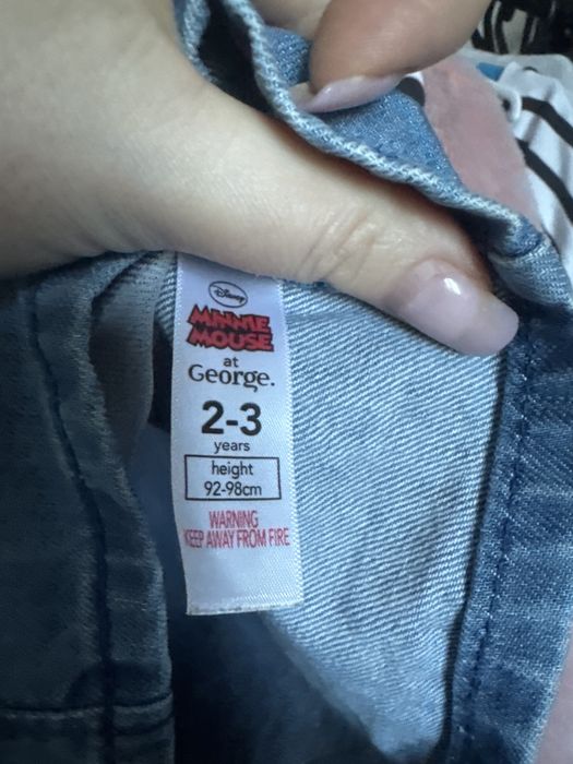 Джинсовий комбінезон Minnie Mouse 2-3