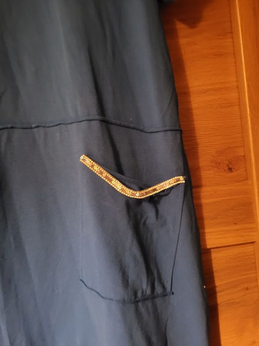 Sukienka damska XL niebieska