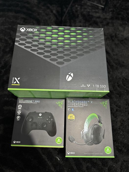 Xbox serie x + kit razer