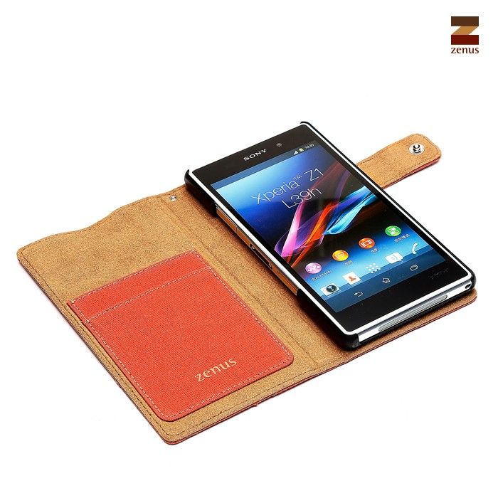 Zenus Cambridge Diary Sony Xperia Z1 Orange