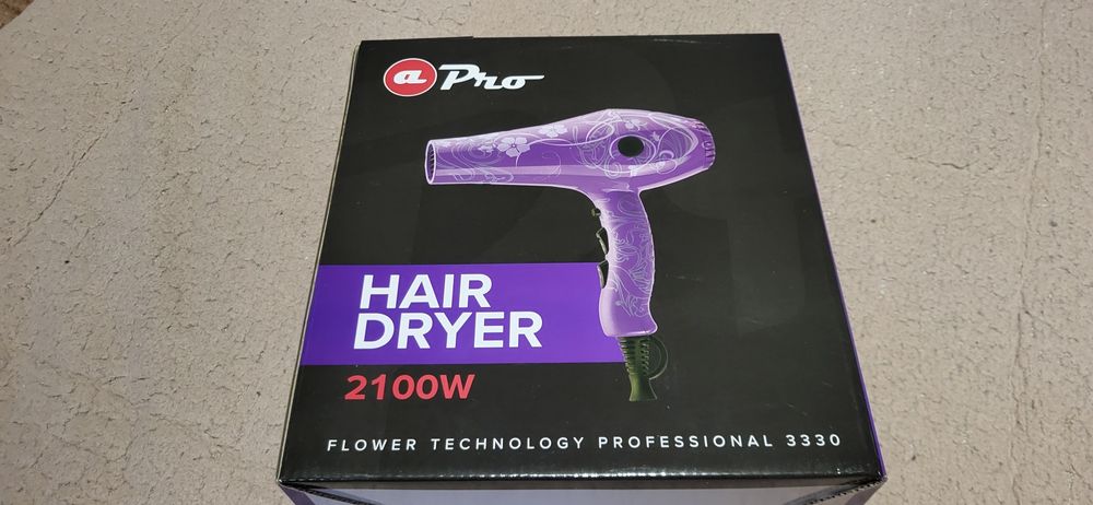 Secador profissional novo em caixa