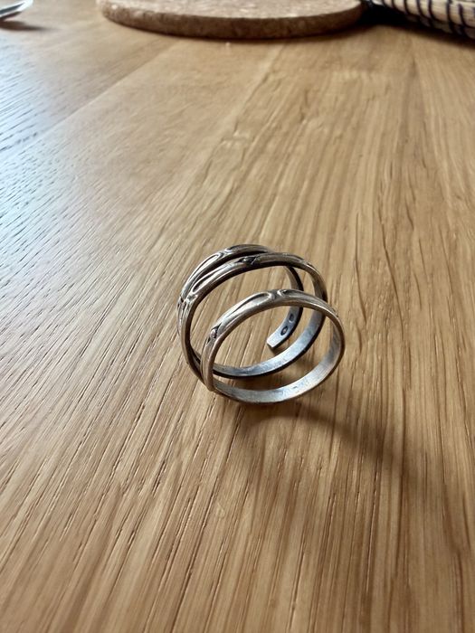 Pierścionek regulowany „wrap ring” srebro 925