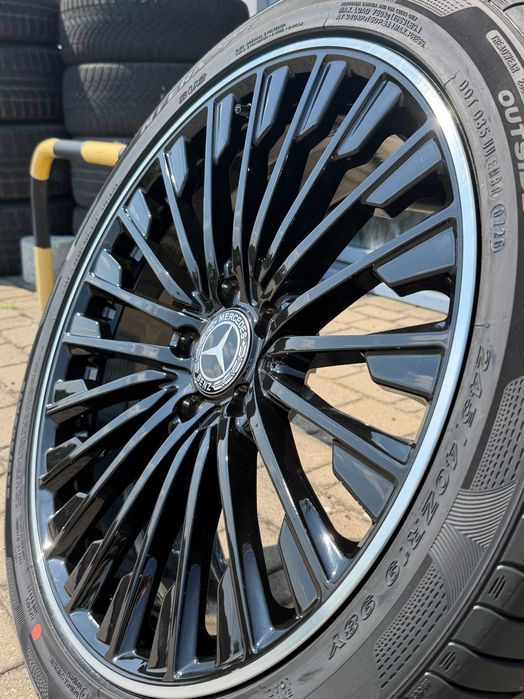 Nowe koła zimowe Mercedes 19 cali klasa E 213 238 CLS 257 CLE 236 czarny połysk wieloramienne