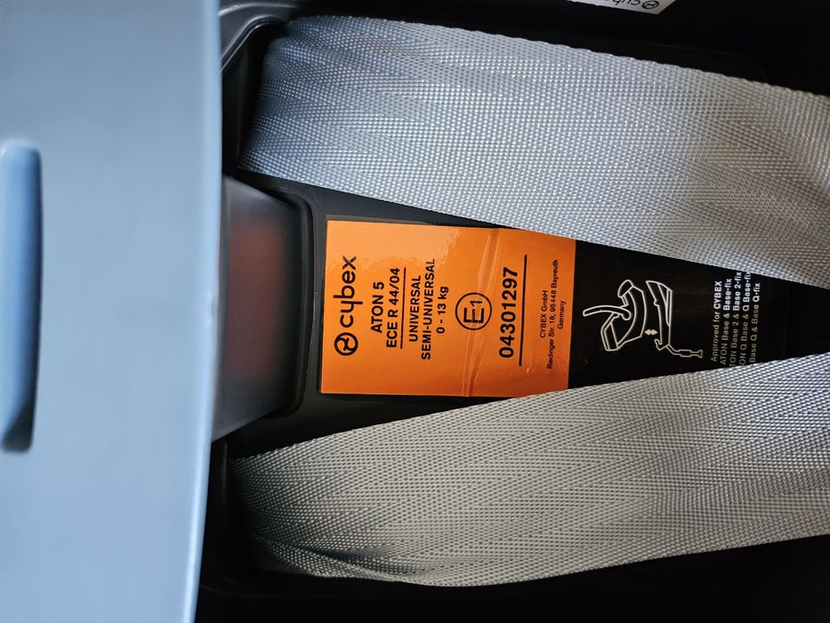 Ovo Cybex Aton 5 – Soho Grey | Bom estado | Seguro e premiado