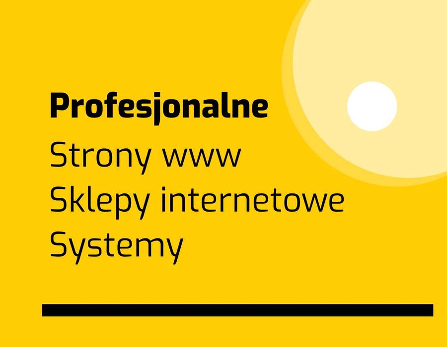 Sklepy internetowe i strony www, systemy crm - Profesjonalnie