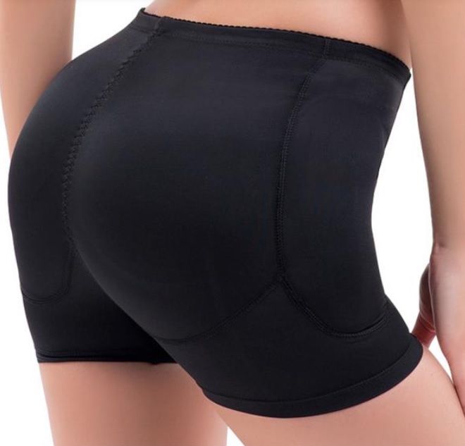 44 Calções Adelgaçantes Silicone Buttocks Pants Cor Preto