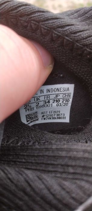 Adidas Predator 20.3 21 см.устілка