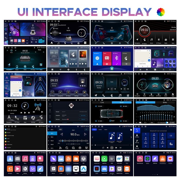 Radio Nawigacja Android 13 Carplay 1din 7cali