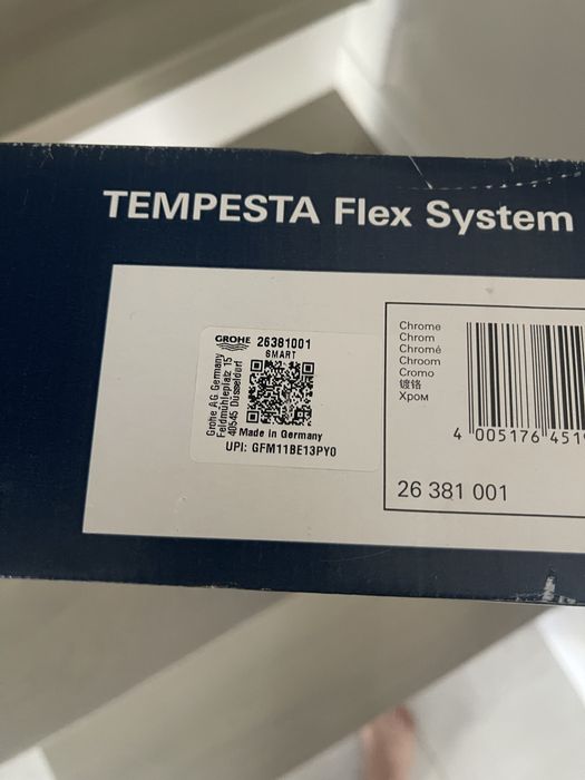 Душова система Grohe tempesta flex system 210