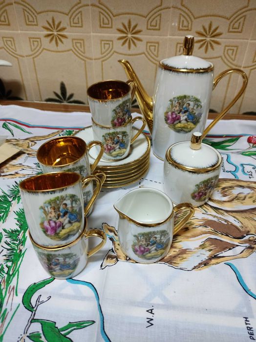 Serviço de café Porcelana Alcobaça