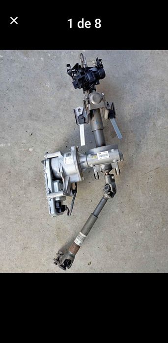 Peca de carro columa direção