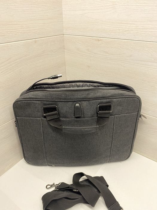 Портфель сумка для ноутбука 15,6 дюйма кабель зарядки