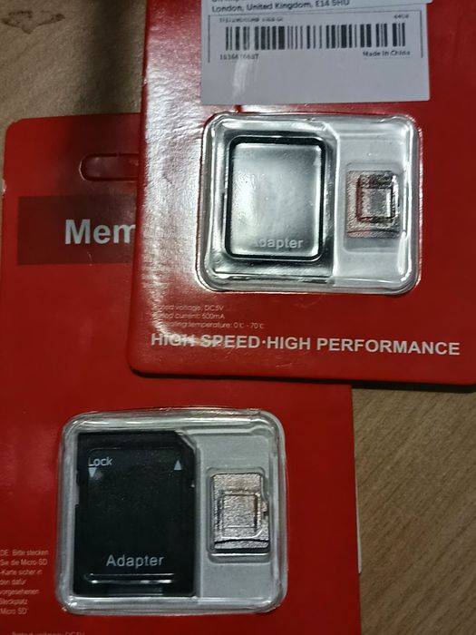 Karta pamięci micro    16 GB . microSD NOWE