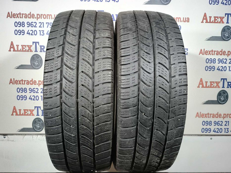 2 шт. 225/65 R16C	цешка Continental VancoWinter 2 зимові шини б/у, 2022 рік, протектор 7 мм