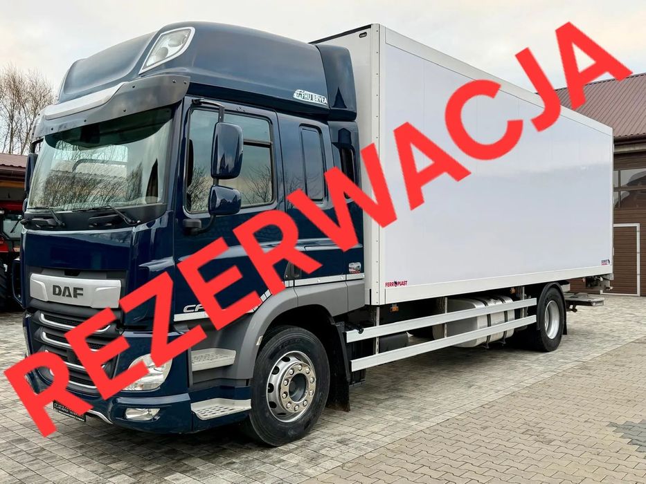 DAF CF 300 / E6 / ACC / SILNIK 10 837 cm3 / IZOTERMA+ WINDA/ 18 PALET  / 2020ROK / RETARDER / SPROWADZONY / JAK NOWA