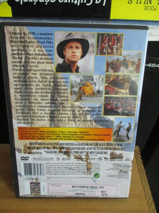 DVDsChocolate+36Vistas+Deixa-me Entrar+7 Anos no Tibete