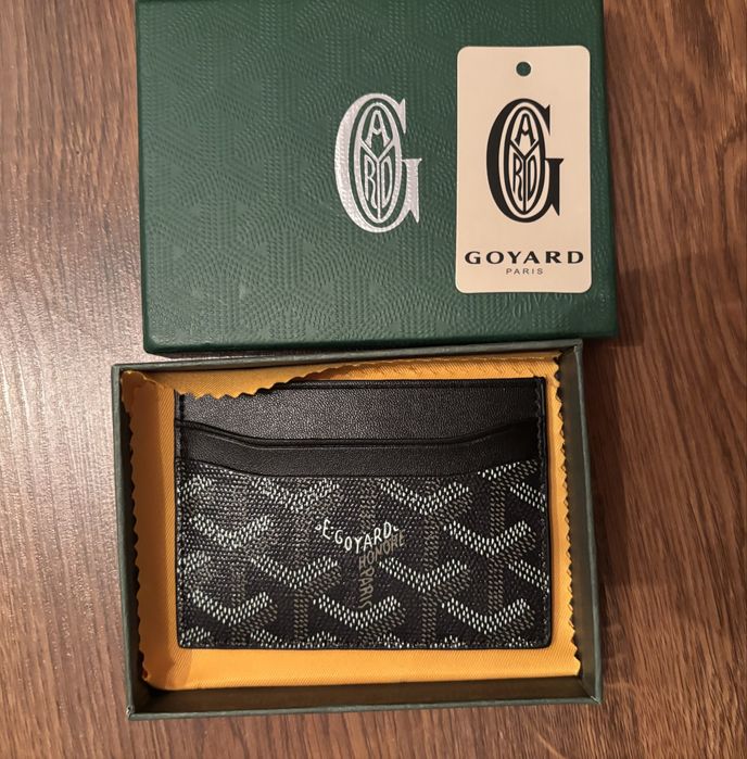 Goyard Paris – czarny cardholder / etui na karty (nowy)