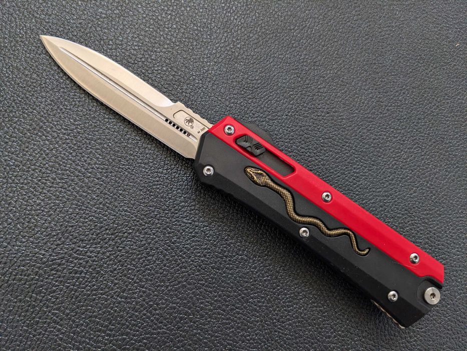 Ніж Microtech Glykon Dagger. фронтальний викидний ніж