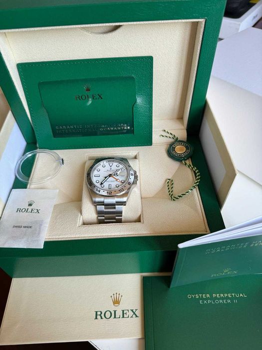 Rolex Explorer II GMT Branco Polar